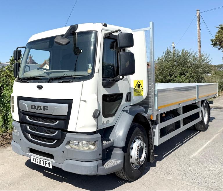 2020 DAF LF55,320 BRAND NEW ALLOY SCAFFOLD DOUBLE DROPSIDE 3 SEAT 18 TON EURO-6