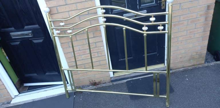  BRASS HEADBOARD - double - free local delivery , just ask