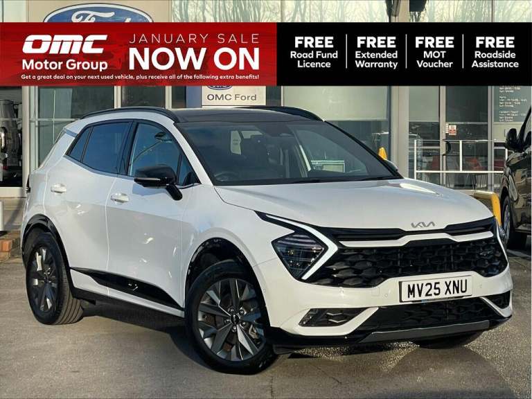 2025 Kia Sportage 1.6T GDi 207 HEV GT-Line S 5dr Auto AWD ESTATE Petrol/Electric Hybrid Automatic