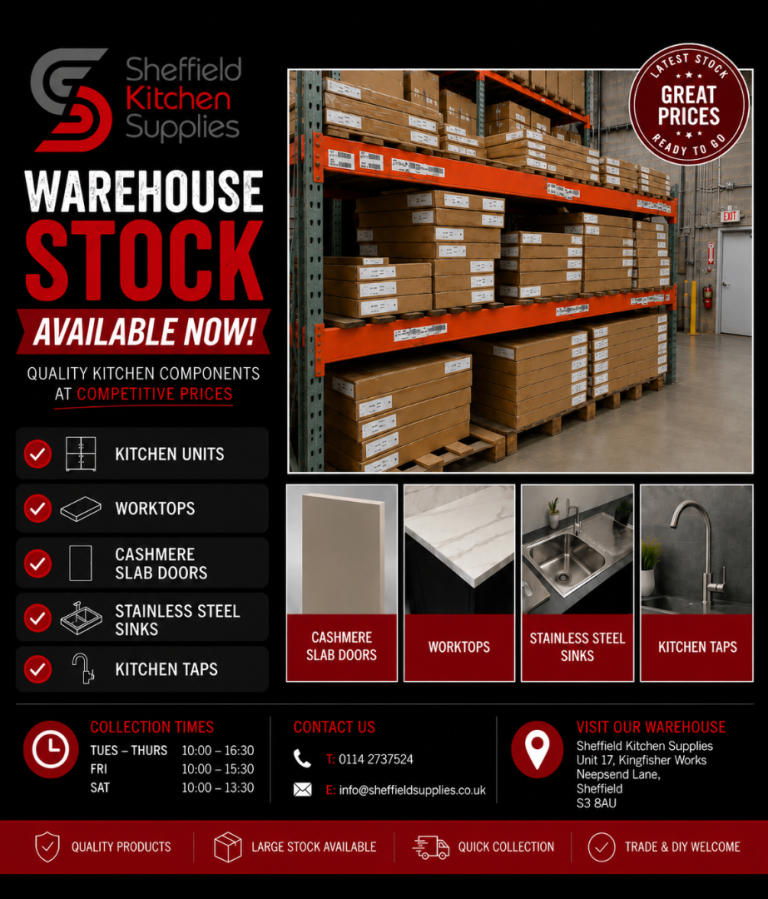 White Kitchen Cabinets, Worktops, Doors, Sinks & Taps Brand New. 