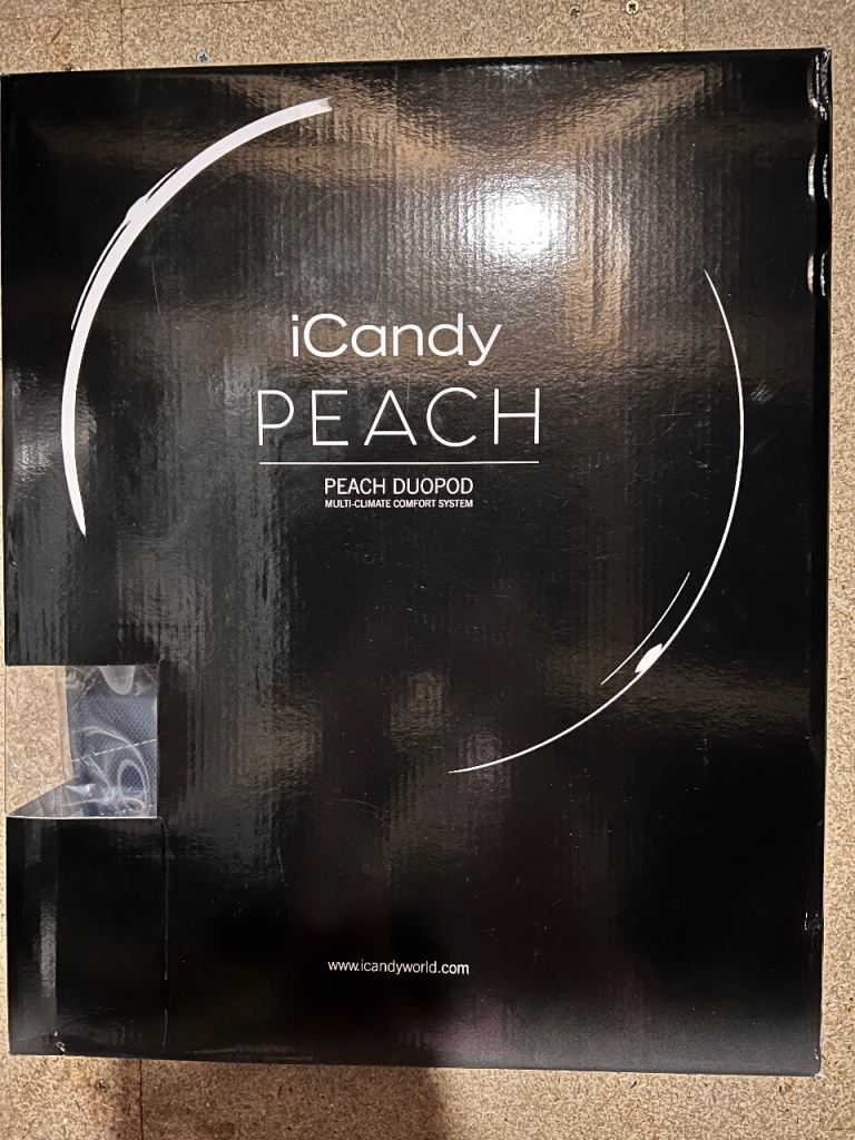 Icandy Peach 5, Duo pod Indigo, Parasol and clamp Indigo, Adaptors