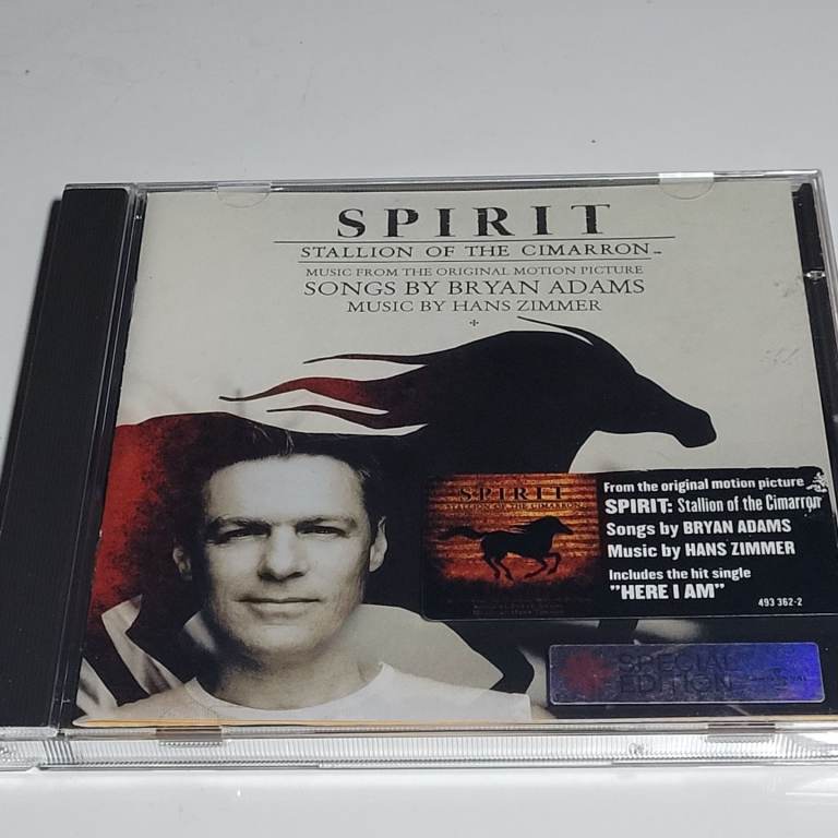 💿 BRYAN ADAMS Spirit: Stallion Of The Cimarron SOUNDTRACK ALBUM Excellent Condition aa9