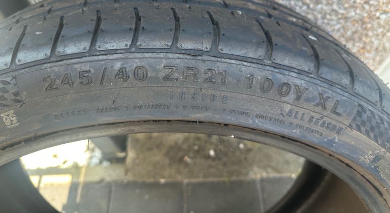 New Tyre 245 40 21