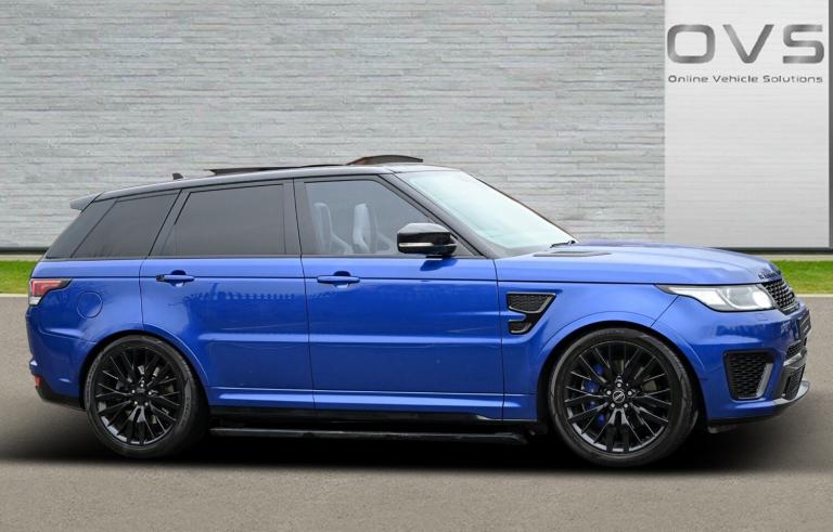 LAND ROVER RANGE ROVER SPORT SVR P525 5.0 V8 S/C PETROL AUTO 4X4 2016 [66] BLUE