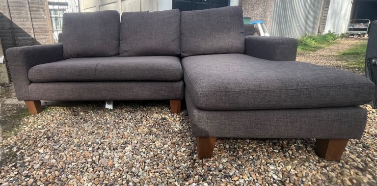 Grey DFS Dwell L shape sofa DELIVERY AVAILABLE! 🚚🛋️