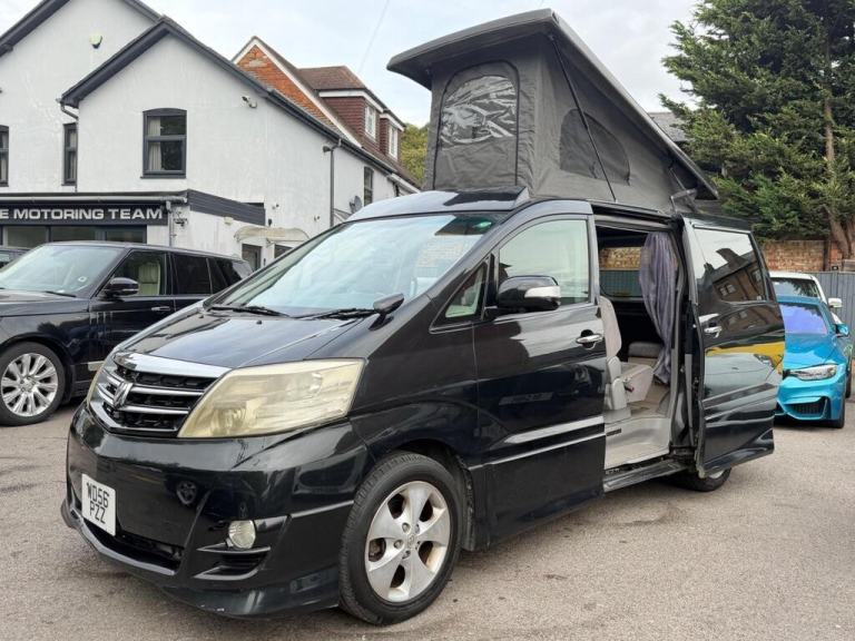 TOYOTA ALPHARD 3.0 V6 AUTOMATIC CAMPER VAN 3 BERTH POP ROOF - 2007