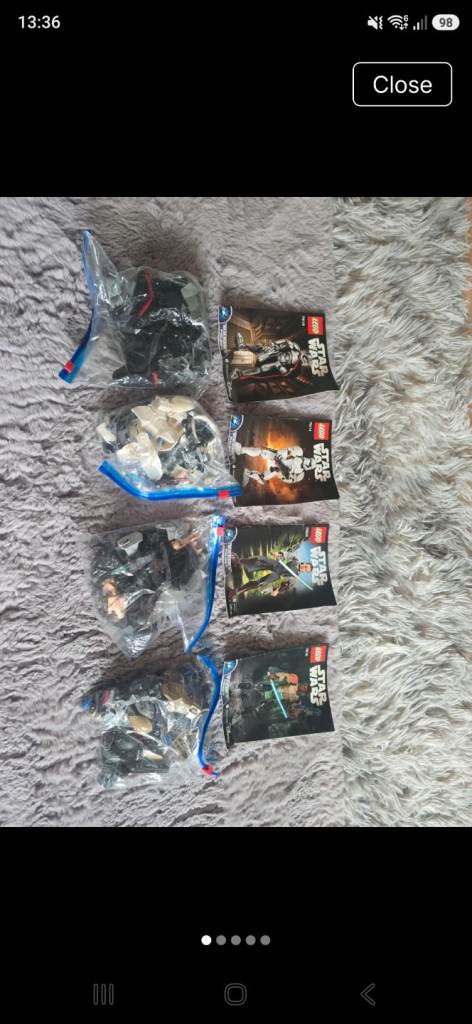 LEGO Star Wars Sets with Instructions – Good Condition
