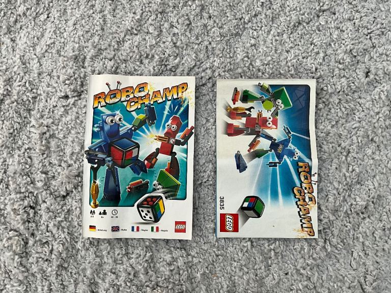 LEGO RoboChamp game, 2009.  Set 3835. Complete with instructions, age 6+