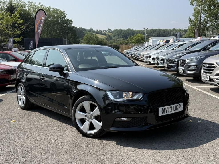 2013 AUDI A3 1.4 TFSI Sport ULEZ Petrol Manual 5 Door Black
