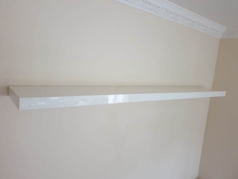 IKEA LACK Wall Shelf 190x26cm (High-gloss White)