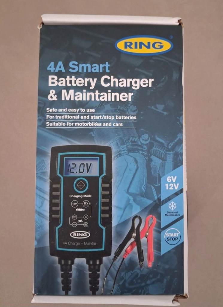 Ring 4A Smart Battery Charger & Maintainer 12V