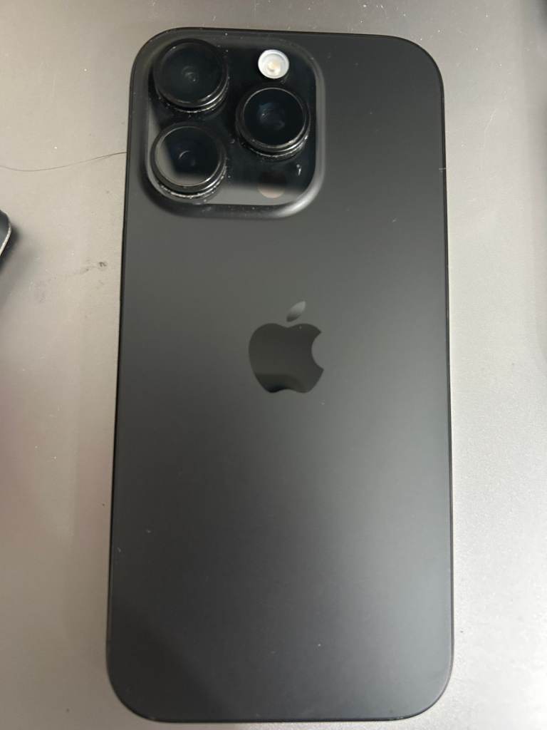 GOOD CONDITION Apple IPHONE 16 PRO BLACK 128GB WITH BOX