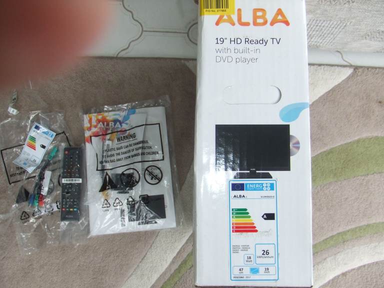 ALBA 19 HD READY TV WITH BUILTIN DVD