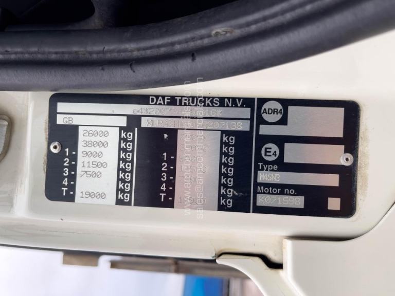 2018 (18) DAF CF 370 6X2 26T DROPSIDE BRICK CARRIER