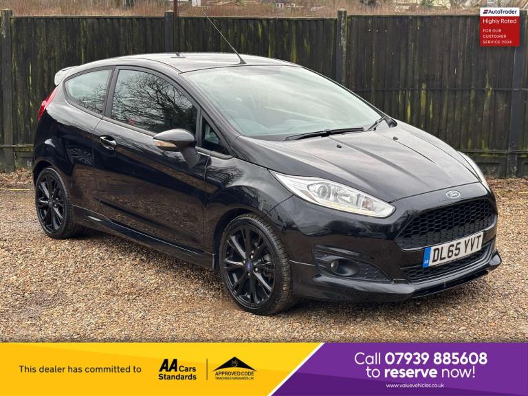 2015 Ford Fiesta 1.0 Fiesta Zetec S Black Edition 3dr Hatchback Petrol Manual