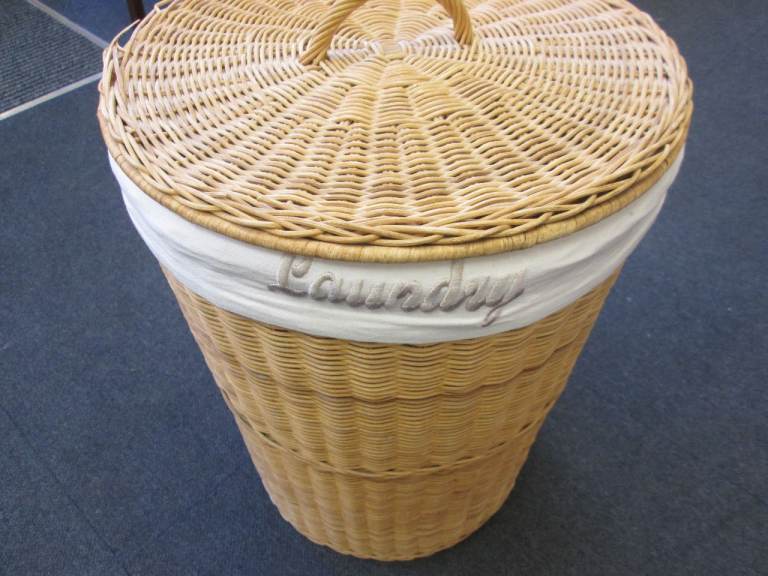 image for WICKER LAUNDRY BASKET at HAVEN TRUST CHARITY SHOP