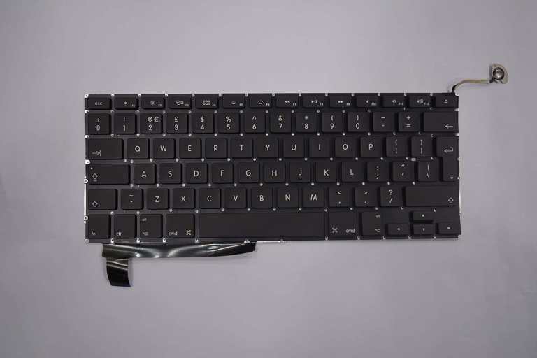 Apple Macbook Pro A1278 A1286 keys keycaps Keyboard UK Layout Spares Repair