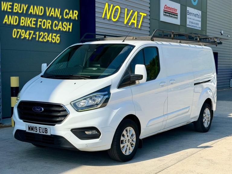 2019 (19) FORD TRANSIT CUSTOM 2.0 EcoBlue 130ps Low Roof Limited Van