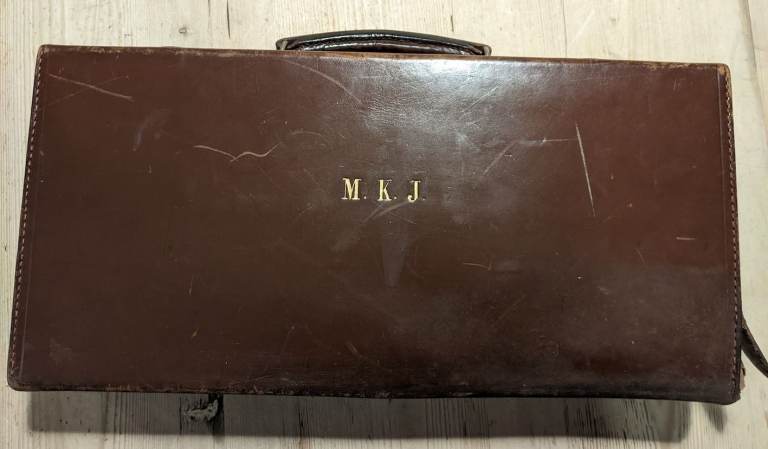 Vintage Leather Document or Music Case