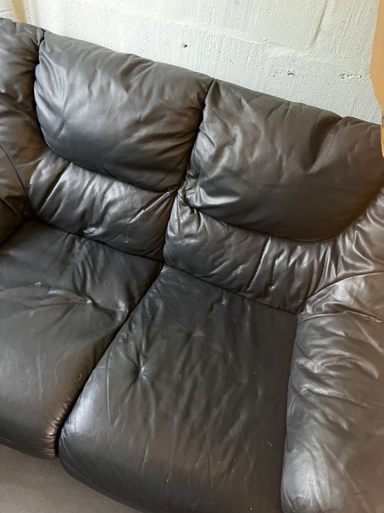 Navy blue 2x2 seater sofas