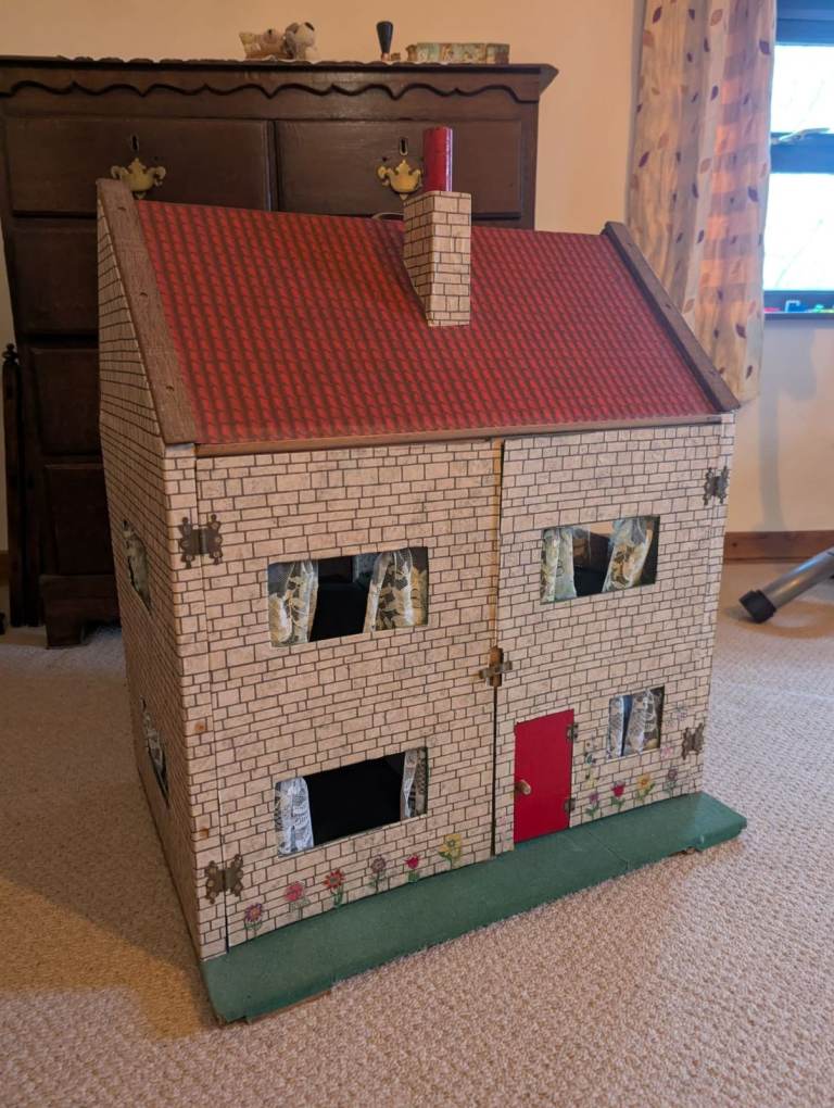 Vintage hand made dolls house