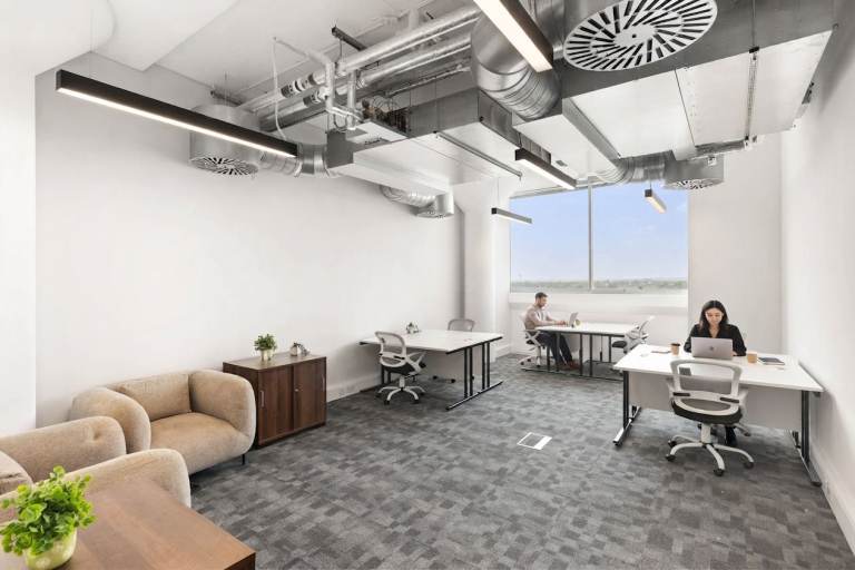 10 Desks Serviced Office | Flexible Terms, Gym, Café & Parking | West London