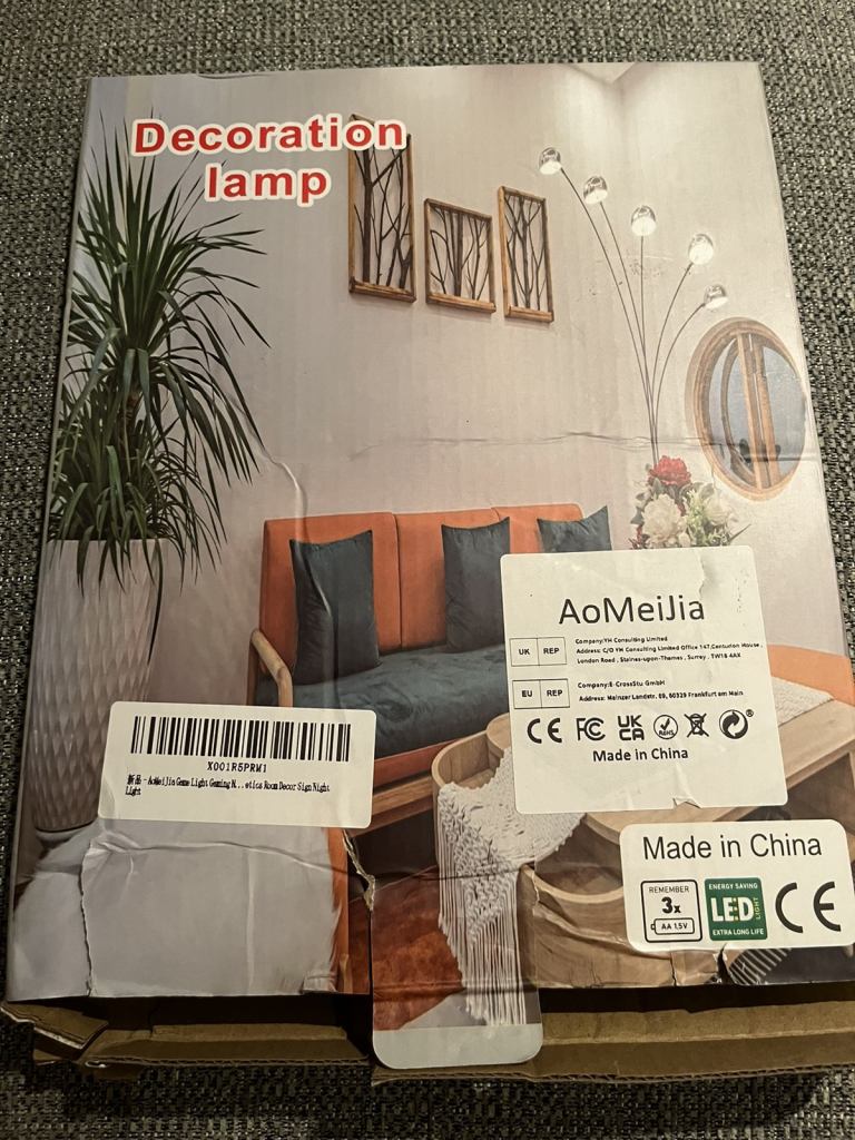 Decorative lamp - controller