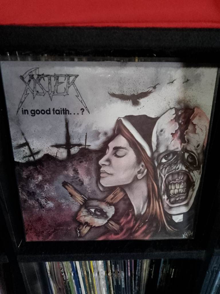 XYSTER – IN GOOD FAITH LP + LYRIC PICTURE INNER – Nr M /Nr M/Nr M