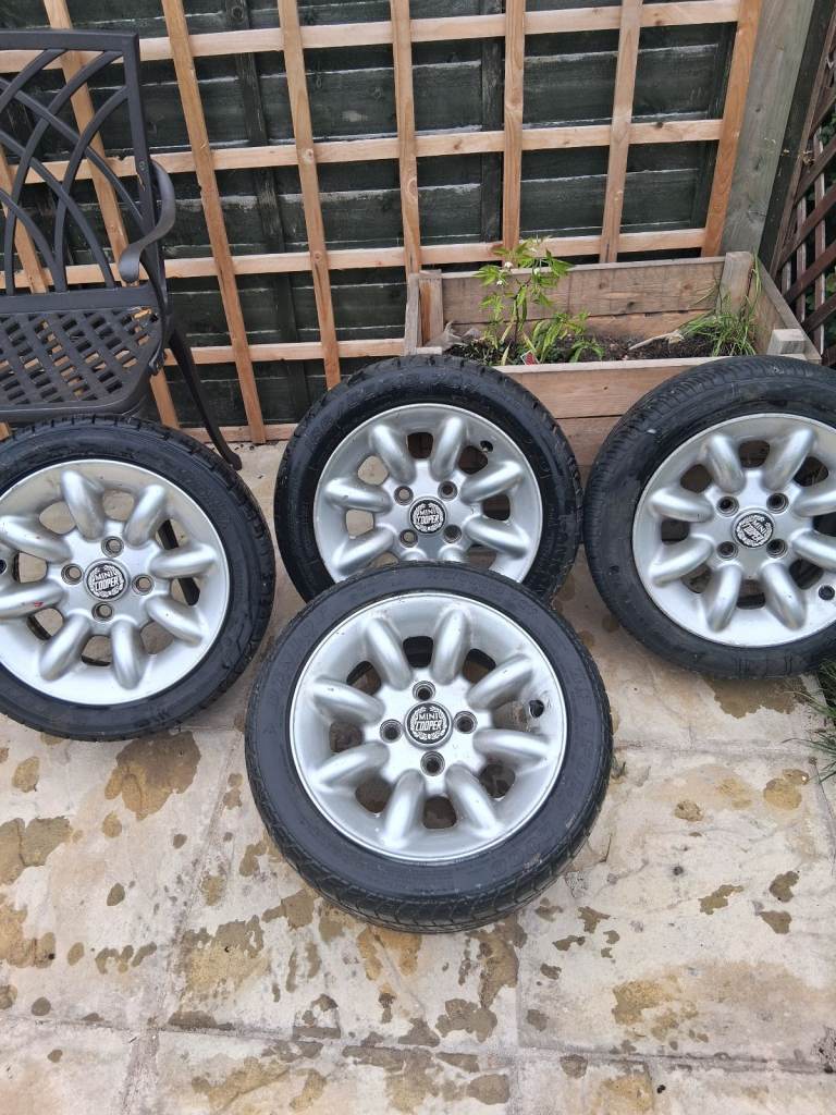  Set of 4 Mini Alloy Wheels with Tyres – £240