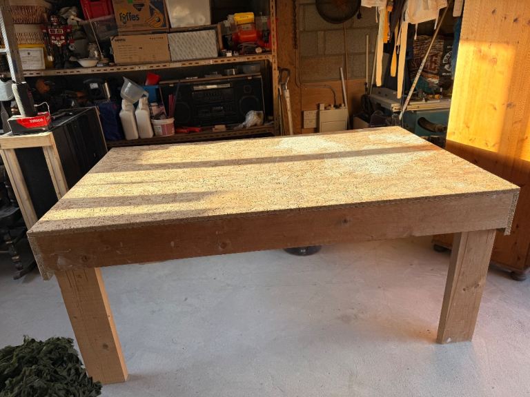 Joiners bench 71” long 43” wide 41” high