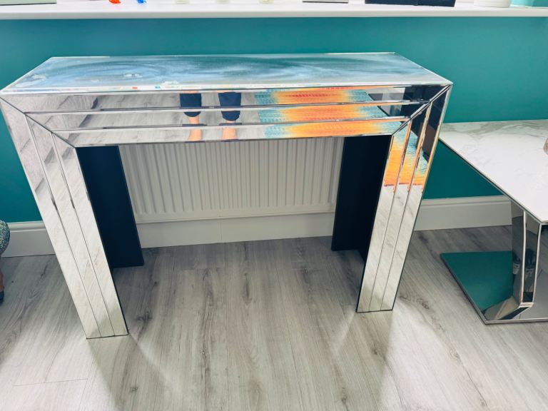 Mirror console table