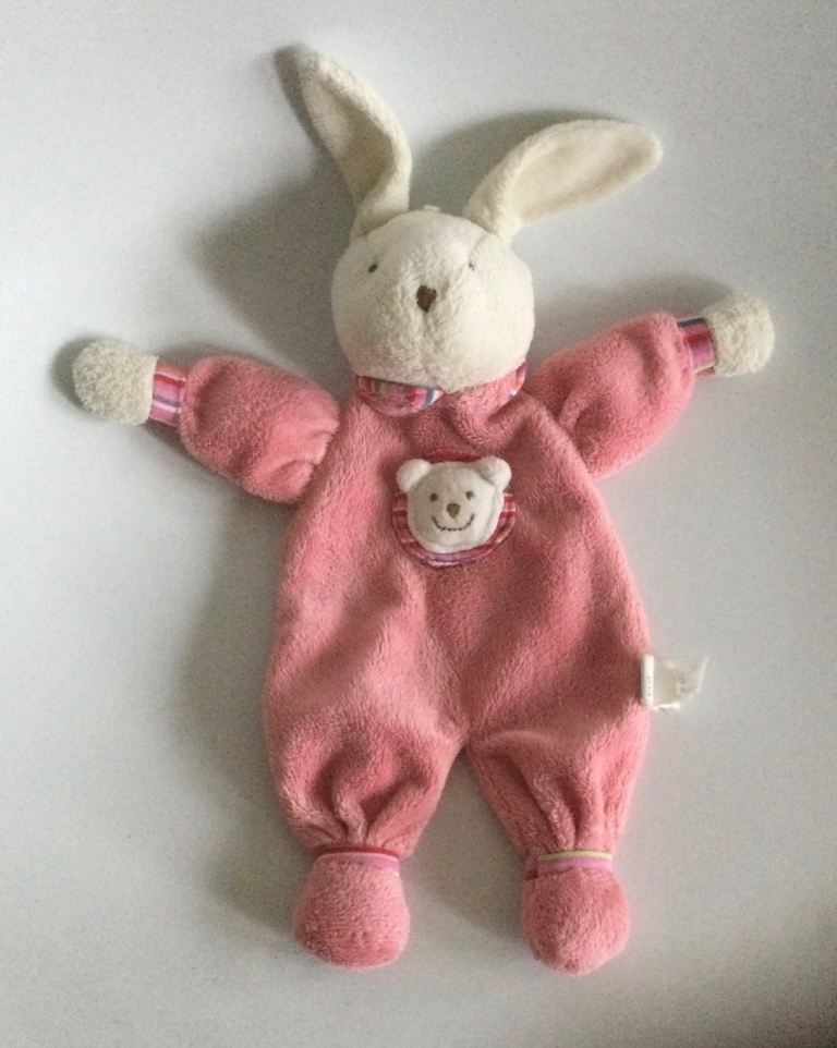 Jellycat of London Jelly Kitten pink Peejay Bunny baby comforter soft toy 