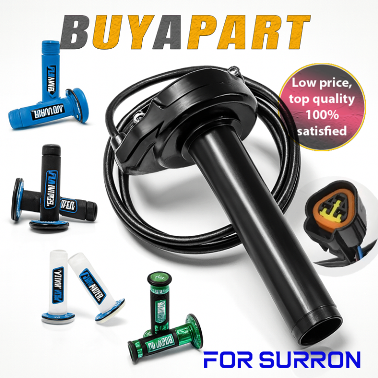 SurRon Style Throttle Twist Grip with Waffle Pattern Available in All Colours Nw