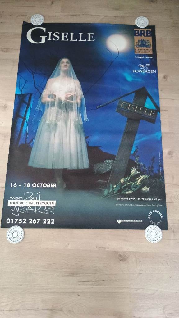 Giselle Ballet Production Poster – Good Condition