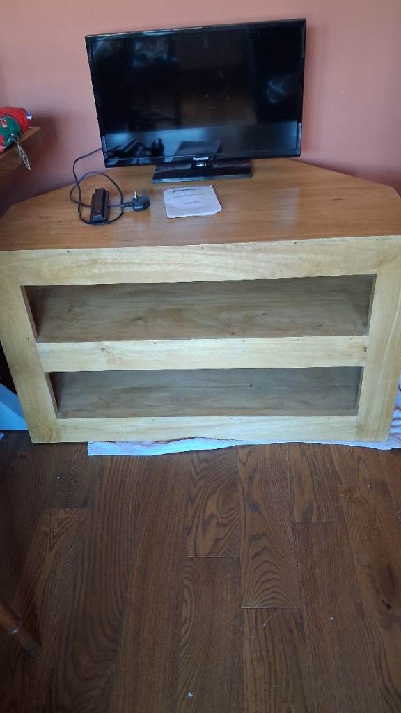 TV/Media Mango Wood Corner Unit