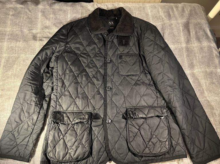 Armani exchange quilted jacket