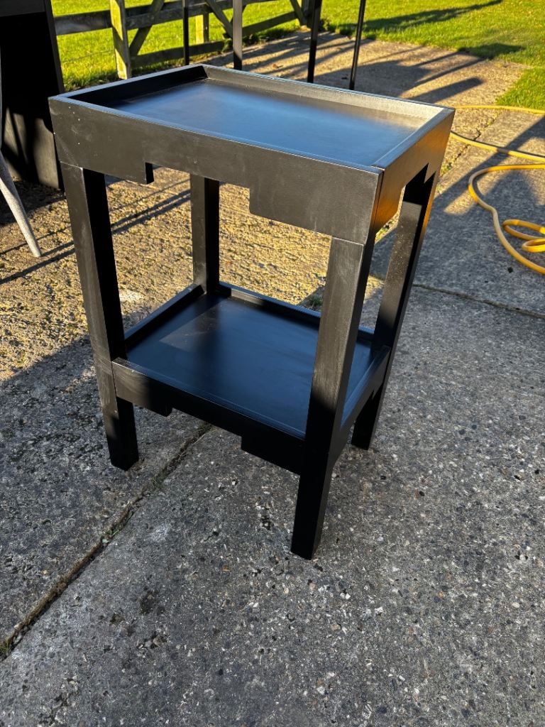 X2 black end tables