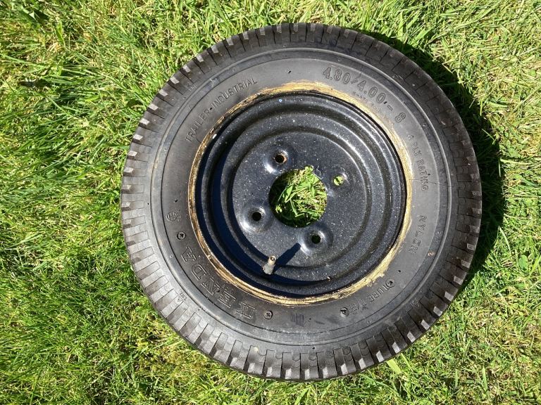 CAR TRAILER WHEEL AND TYRE 