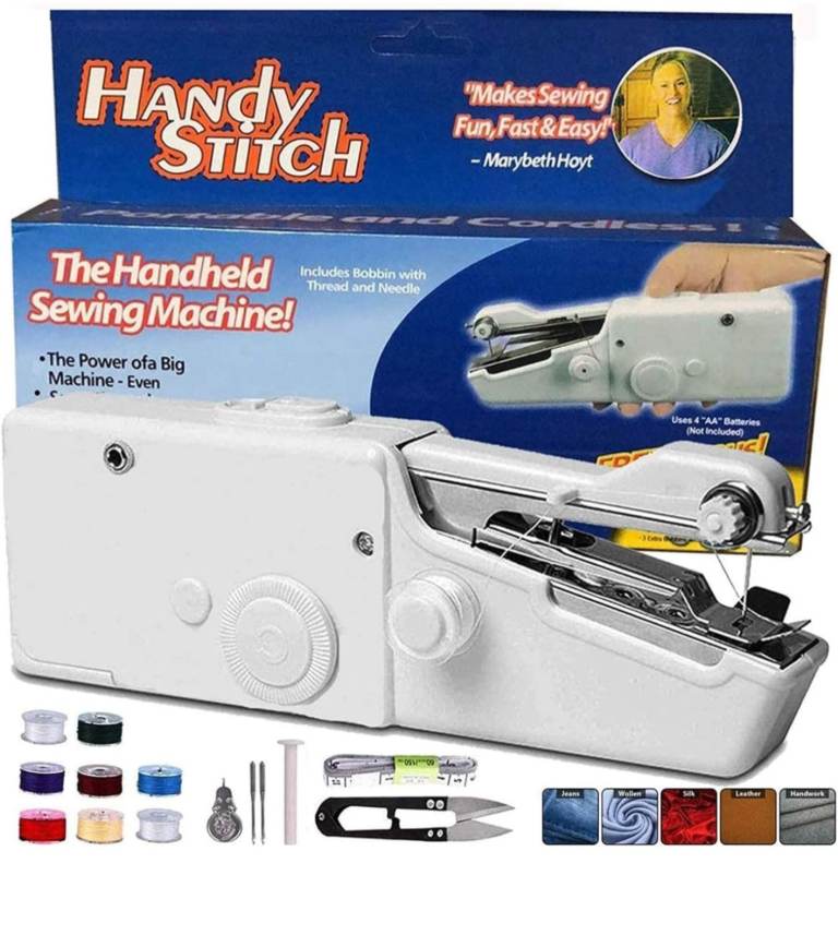 Handy Stitch Portable Handheld Sewing Machine Battery Powered