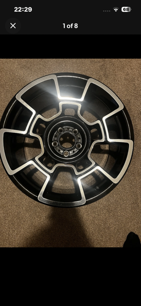 2xGenuine Rolls Royce Ghost Wraith 21" Carbon Fibre Alloy Wheel Rim 8.5J 6872881