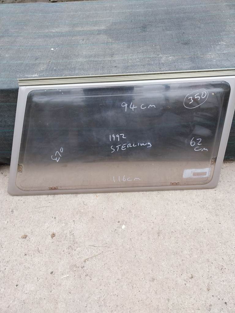 1992 sterling caravan nearside window 