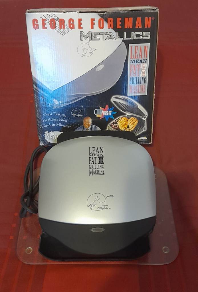 Baby George Lean Meat Fat Reducing Grilling Machine.