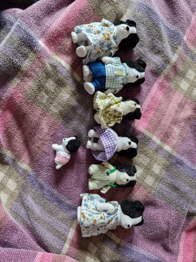 Sylvanian bundle of collie family 