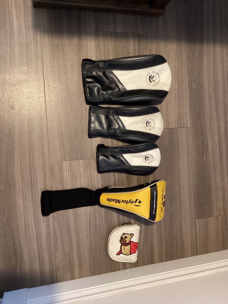 Various golf head covers 