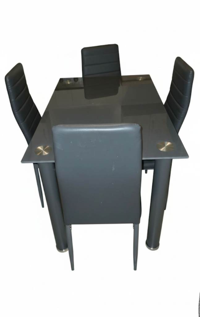 four chairs and a table