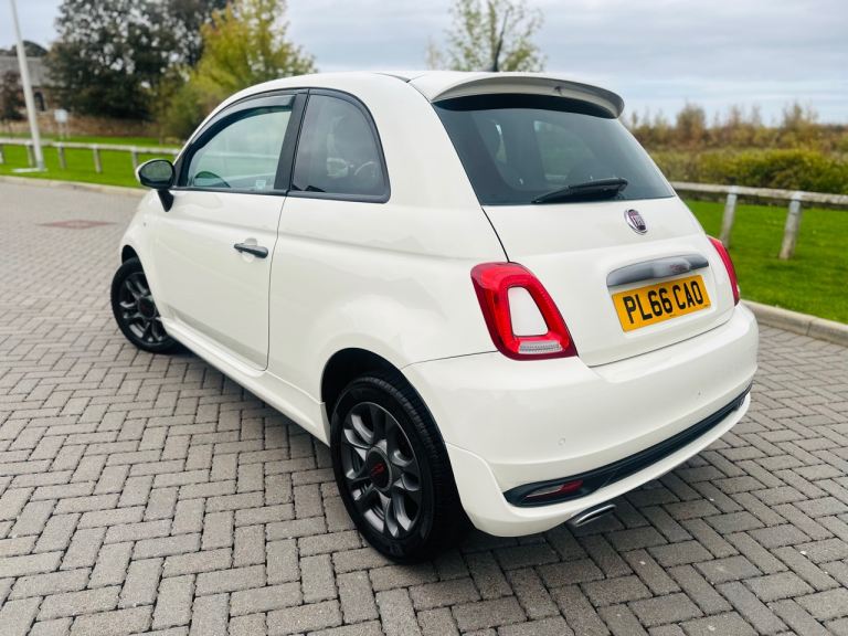 FIAT 500 S 1.2 66 PLATE LONG MOT 2026 £20 ROAD TAX 2 KEYS MINT CONDITION LOW MILES 
