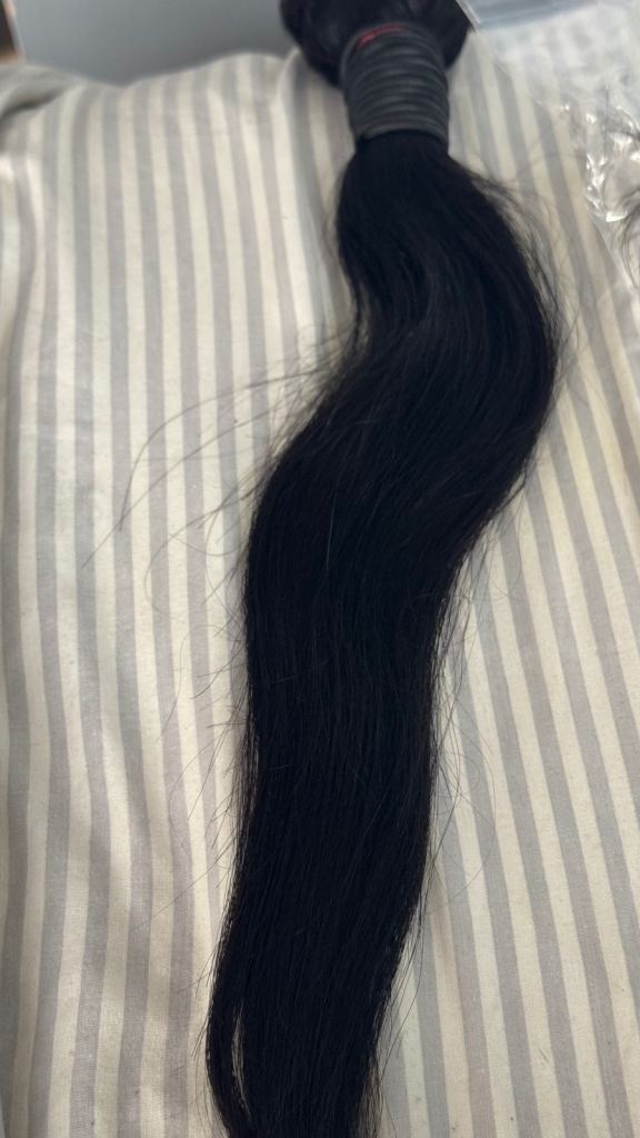 Brand New Black Hair  virgin human hair Extension Weave x3 bundles 18, 20,20 
