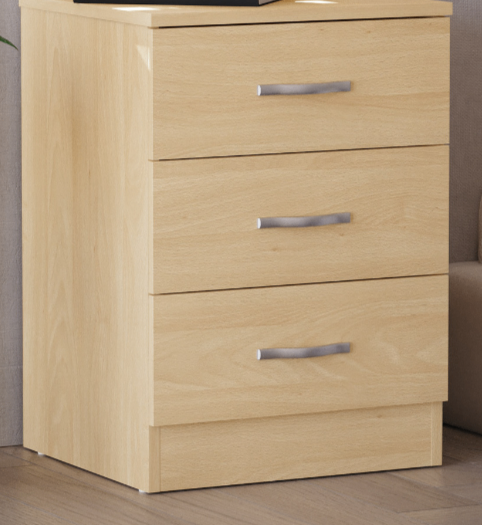 A bright wooden chest of drawers - solid