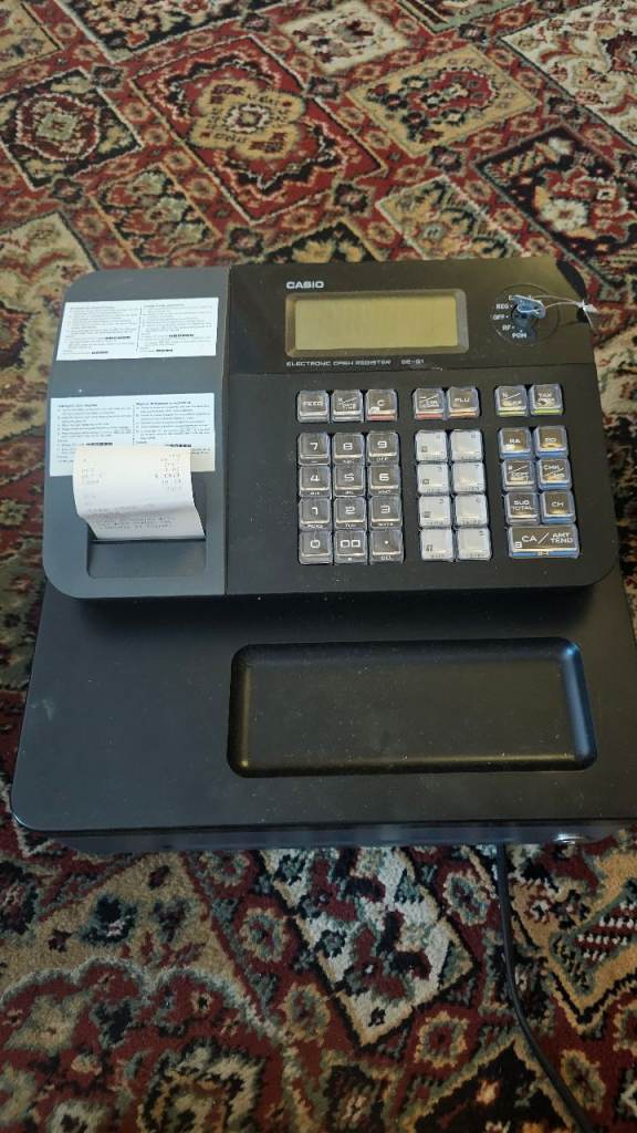Casio SE-S1 Electronic Cash Register – Good Condition
