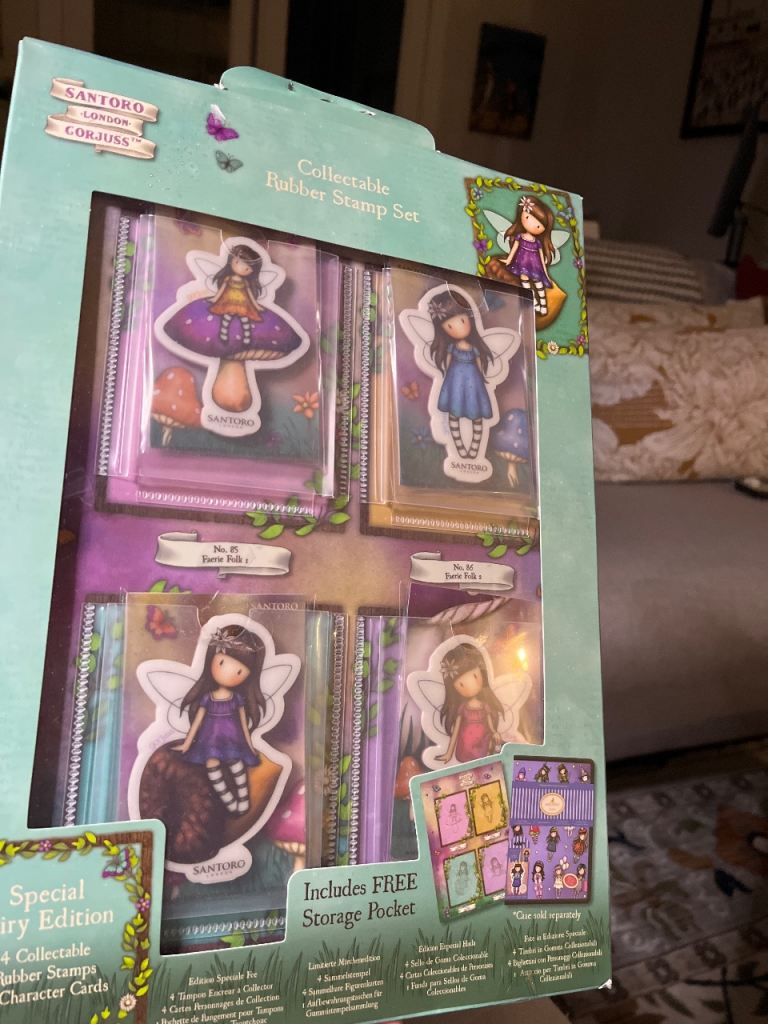 image for Santoro Gorjuss Special Fairy Edition Rubber Stamp Set